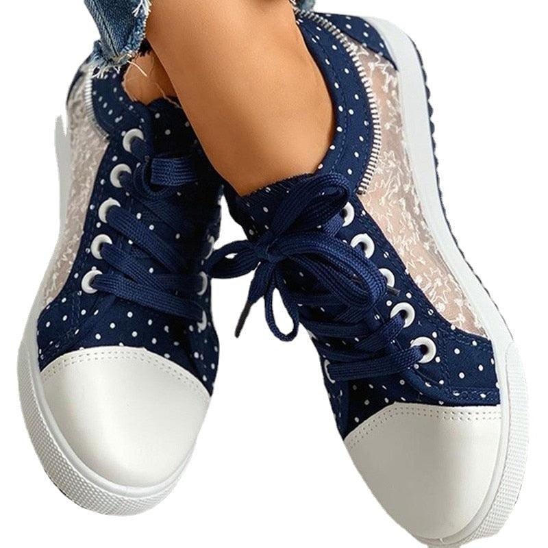 Chaussures orthopédiques décontractées en dentelle - Vanessa Confort Orthopédique