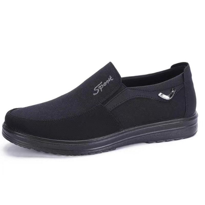 Mocassins Classiques en Toile pour Homme - Moxy Confort Orthopédique