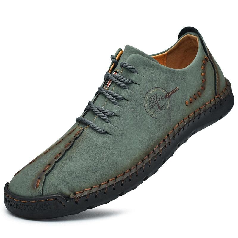 Mocassins en cuir faits à la main pour hommes Confort Orthopédique