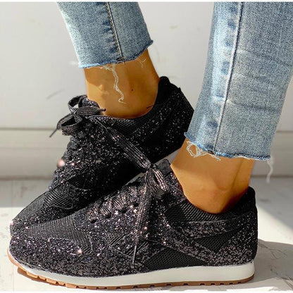 chaussures orthopédiques décontractées à paillettes - Vanshe Confort Orthopédique