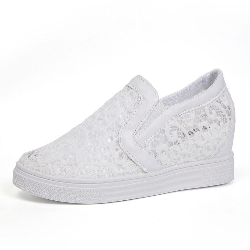 Chaussures en dentelle Blanca Confort Orthopédique