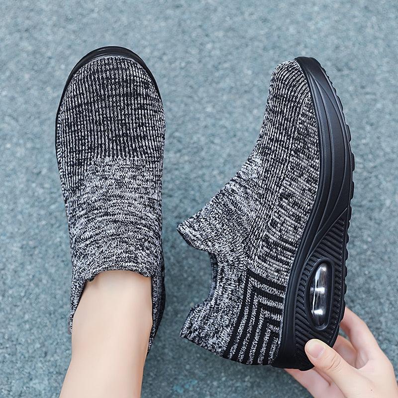 Chaussures orthopédiques de Sport respirantes à semelle caoutchouc pour femmes Confort Orthopédique