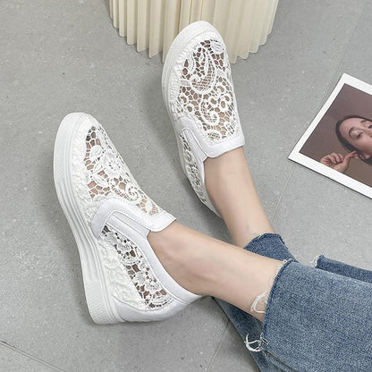 Chaussures en dentelle Blanca Confort Orthopédique