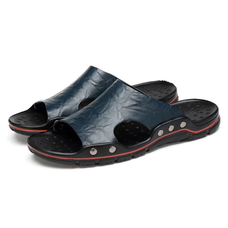 Sandales Homme à rivet Confort Orthopédique