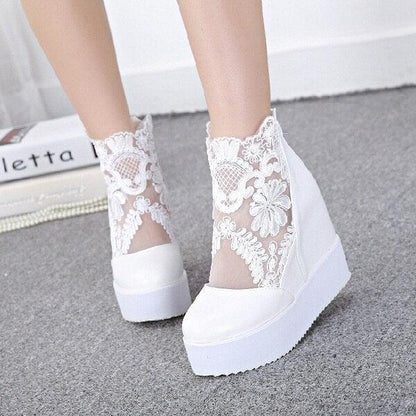 Chaussures en dentelle pour femmes Confort Orthopédique