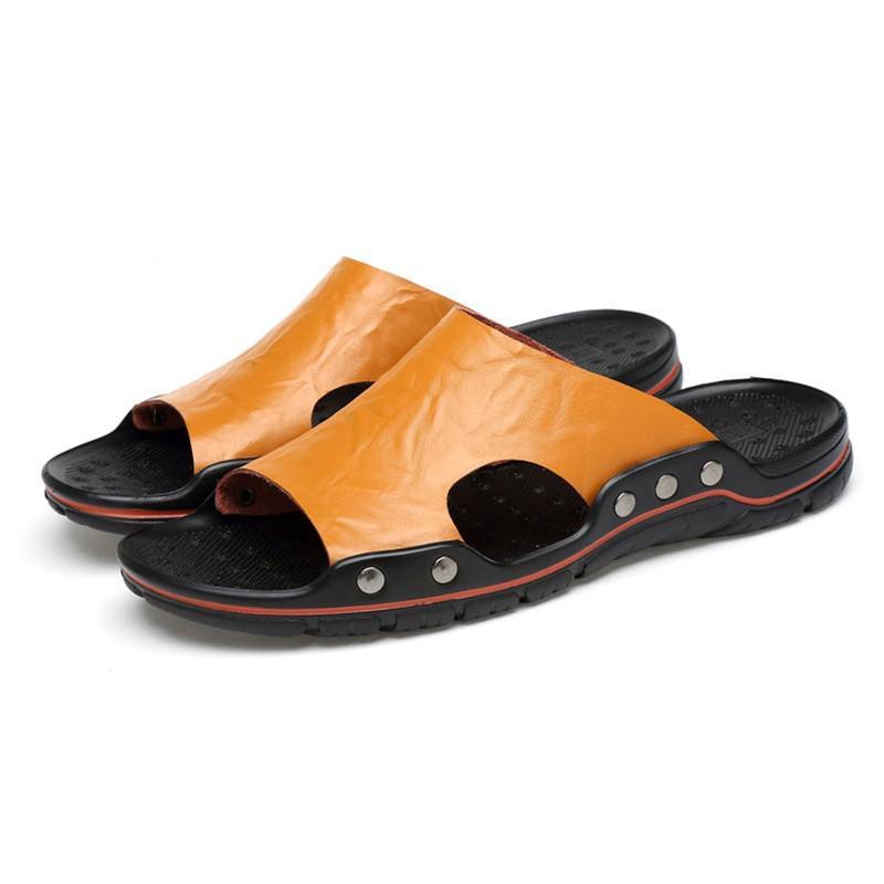 Sandales Homme à rivet Confort Orthopédique