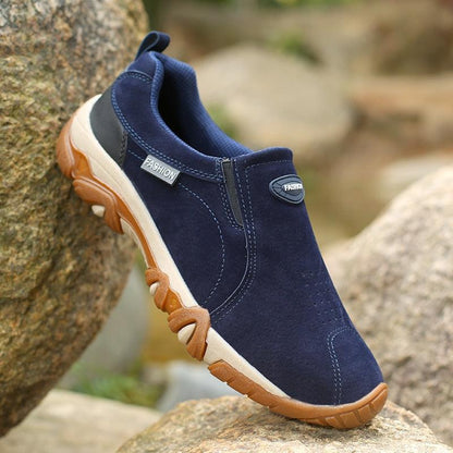 Chaussures de marche antidérapantes pour hommes Confort Orthopédique