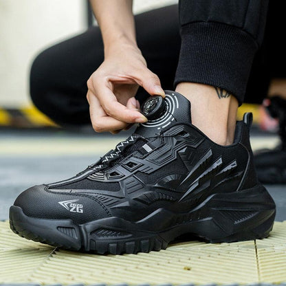 Chaussures de sécurité à distance en fil d'acier pour hommes - Shoes-Fire Confort Orthopédique