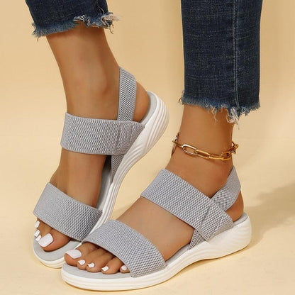 Sandales orthopédiques pour femme Confortables à Talons Compensés - Kallyo - Confort Orthopédique