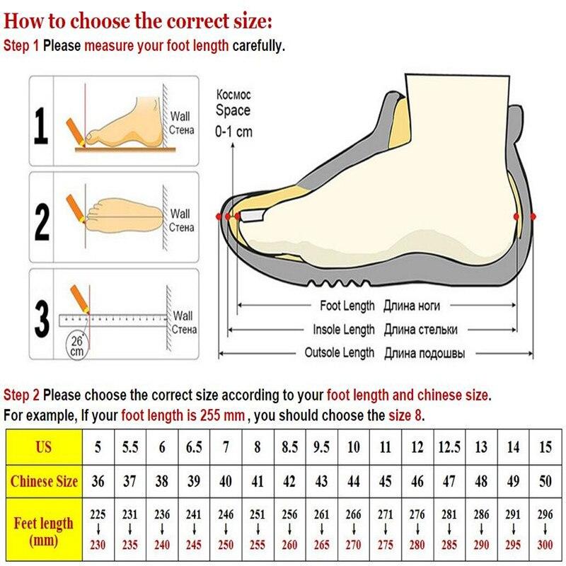 Chaussures de marche antidérapantes pour hommes Confort Orthopédique