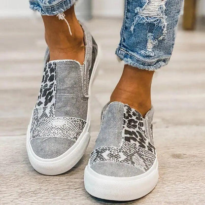 Chaussures Orthopédiques Pour Femme En Toile.